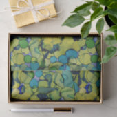 Abstract aquarel groen turquoise blauwe tissuepapi tissuepapier (Geschenk)