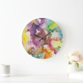  Abstract Aquarel  Grote Klok (Huis)