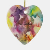 Abstract Aquarel Keramisch Ornament (Rechts)