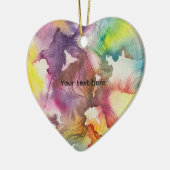 Abstract Aquarel Keramisch Ornament (Links)