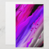 Abstract aquarelle briefpapier (Voorkant / Achterkant)