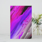 Abstract aquarelle briefpapier (Staand voorkant)