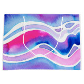 Abstract aquarelontwerp groot cadeauzakje (Voorkant)