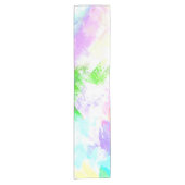 Abstract aquarelverf korte tafelloper (Voorkant)