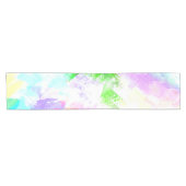 Abstract aquarelverf korte tafelloper (Horizontaal)