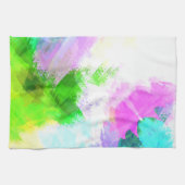 Abstract aquarelverf theedoek (Horizontaal)
