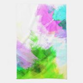 Abstract aquarelverf theedoek (Verticaal)