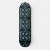 Abstract Aquatic Shaded Repeating Pattern Swirls Persoonlijk Skateboard (Voorkant)