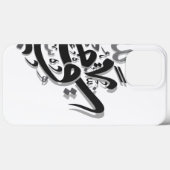 Abstract Arabisch kalligrafie Case-Mate iPhone Case (Achterkant (horizontaal))