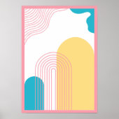 Abstract Arch Slaapkamer Wall Poster (Voorkant)