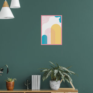 Abstract Arch Slaapkamer Wall Poster