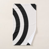 Abstract Arches Modern Black And White Lines Bad Handdoek (Handdoek)