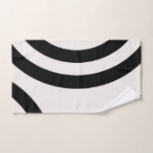 Abstract Arches Modern Black And White Lines Bad Handdoek (Handdoek)