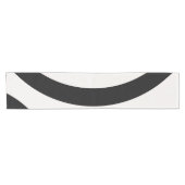 Abstract Arches Modern Black And White Lines Korte Tafelloper (Horizontaal)