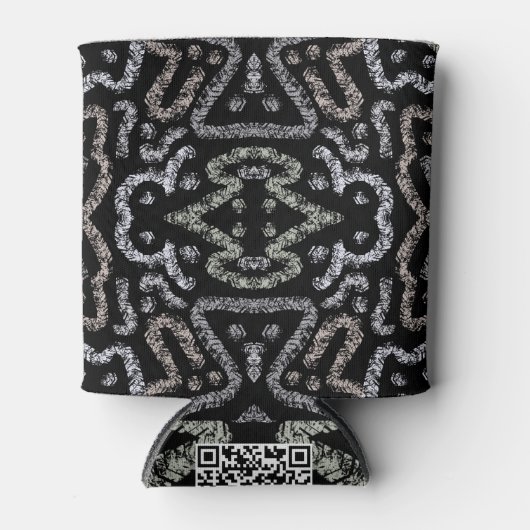 Abstract Arrow Grunge Pattern And Soft Pastels Blikjeskoeler (Voorkant)