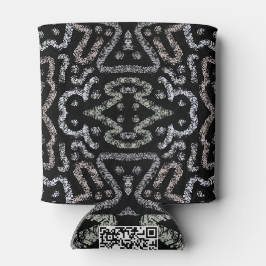 Abstract Arrow Grunge Pattern And Soft Pastels Blikjeskoeler (Achterkant)