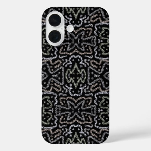 Abstract Arrow Grunge Pattern And Soft Pastels Case-Mate iPhone Case (Achterkant)