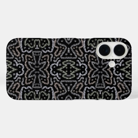 Abstract Arrow Grunge Pattern And Soft Pastels Case-Mate iPhone Case (Achterkant (horizontaal))