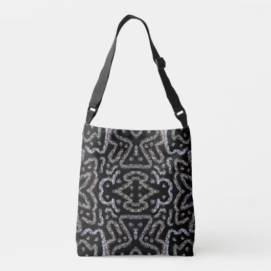 Abstract Arrow Grunge Pattern And Soft Pastels Crossbody Tas (Achterkant)