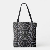 Abstract Arrow Grunge Pattern And Soft Pastels Tote Bag (Achterkant)