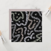 Abstract Arrow Grunge Pattern With Soft Pastels Kaart (Voorkant / Achterkant in situ)