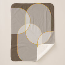 Abstract arsenaal in bruin, beige, tinten en goud