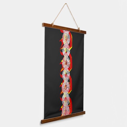 Abstract Art 2 Hangend Wandkleed (Gebogen)