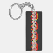 Abstract Art 2 Sleutelhanger (Voorkant Links)