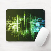 Abstract art. 32 Mousepad Muismat (Met muis)
