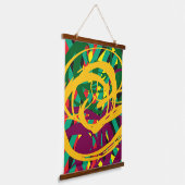 Abstract Art 3 Hangend Wandkleed (Gebogen)