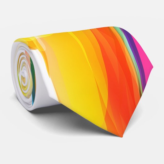 Abstract Art 7A Stropdas (Opgerold)