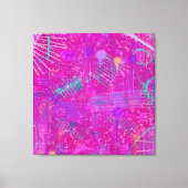 Abstract Art: A Real Personality  Canvas Afdruk (Voorkant)