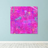 Abstract Art: A Real Personality Canvas Afdruk (Insitu (Houten vloer))