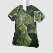 Abstract Art AcrylShirt met twisted Balance Ornament (voorkant)