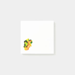 Abstract Art Alcohol Inkt Geel Groen Post-it® Notes