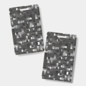 Abstract Art Artistic Pattern Contemporary Art Badge (Voor- en achterkant)