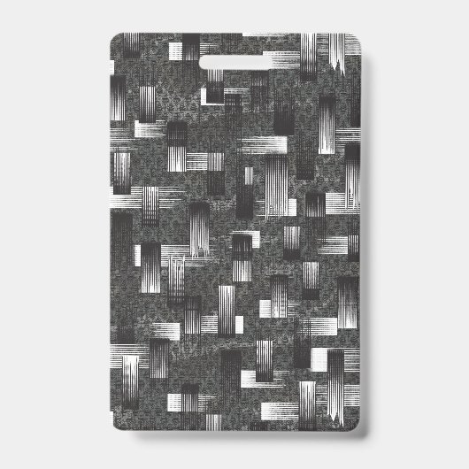 Abstract Art Artistic Pattern Contemporary Art Badge (Voorkant)