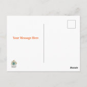 Abstract Art Birthday Invitation Briefkaart (Achterkant)