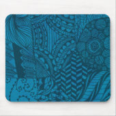 Abstract Art Blue Patroon Muismat (Voorkant)