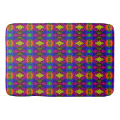 Abstract Art Bright Pattern Badmat (Voorkant)