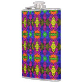 Abstract Art Bright Pattern Heupfles (Links)