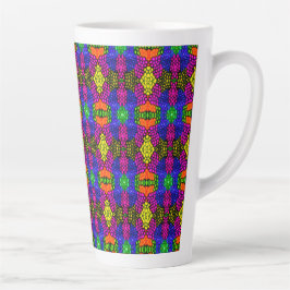 Abstract Art Bright Pattern Latte Mok