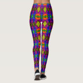 Abstract Art Bright Pattern Leggings (Achterkant)