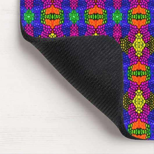 Abstract Art Bright Pattern Muismat (Hoek)