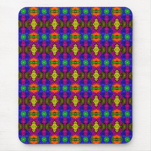 Abstract Art Bright Pattern Muismat (Voorkant)