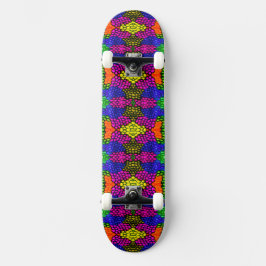 Abstract Art Bright Pattern Persoonlijk Skateboard