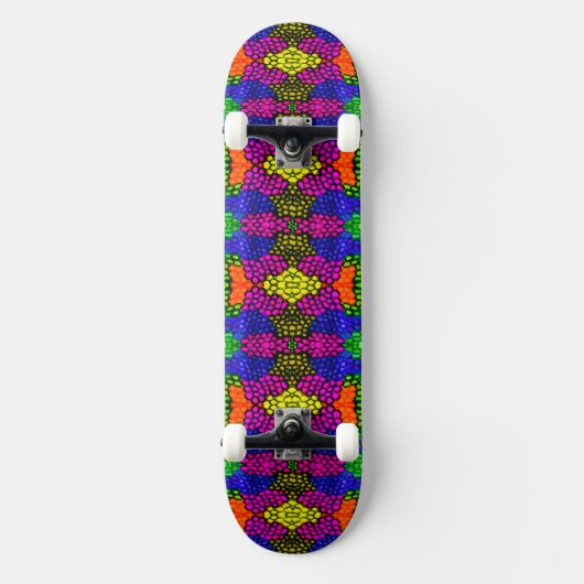 Abstract Art Bright Pattern Persoonlijk Skateboard (Voorkant)