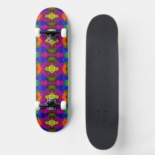 Abstract Art Bright Pattern Persoonlijk Skateboard (Voorkant)