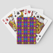 Abstract Art Bright Pattern Pokerkaarten (Achterkant)