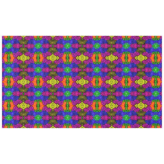 Abstract Art Bright Pattern Tafelkleed (Voorkant (Horizontaal))
